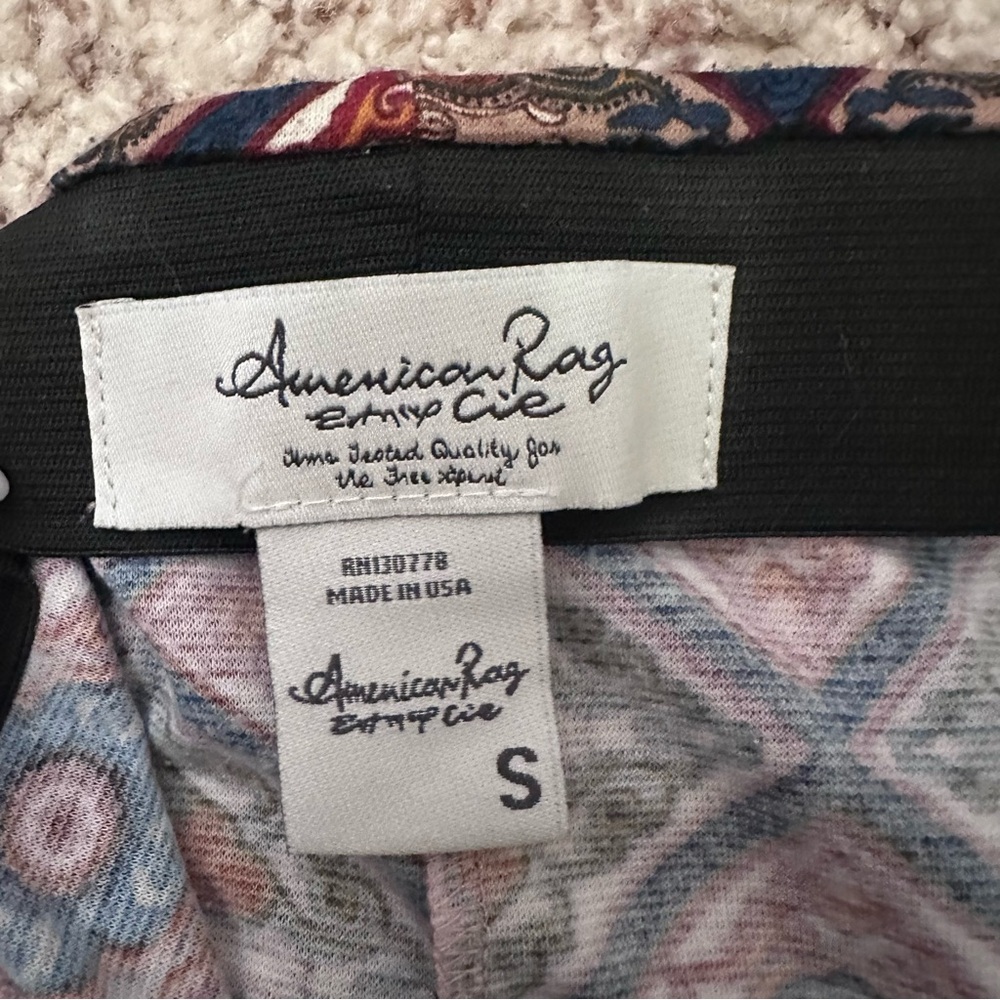 Geometric Patterned Boho Flared Pants - image 2